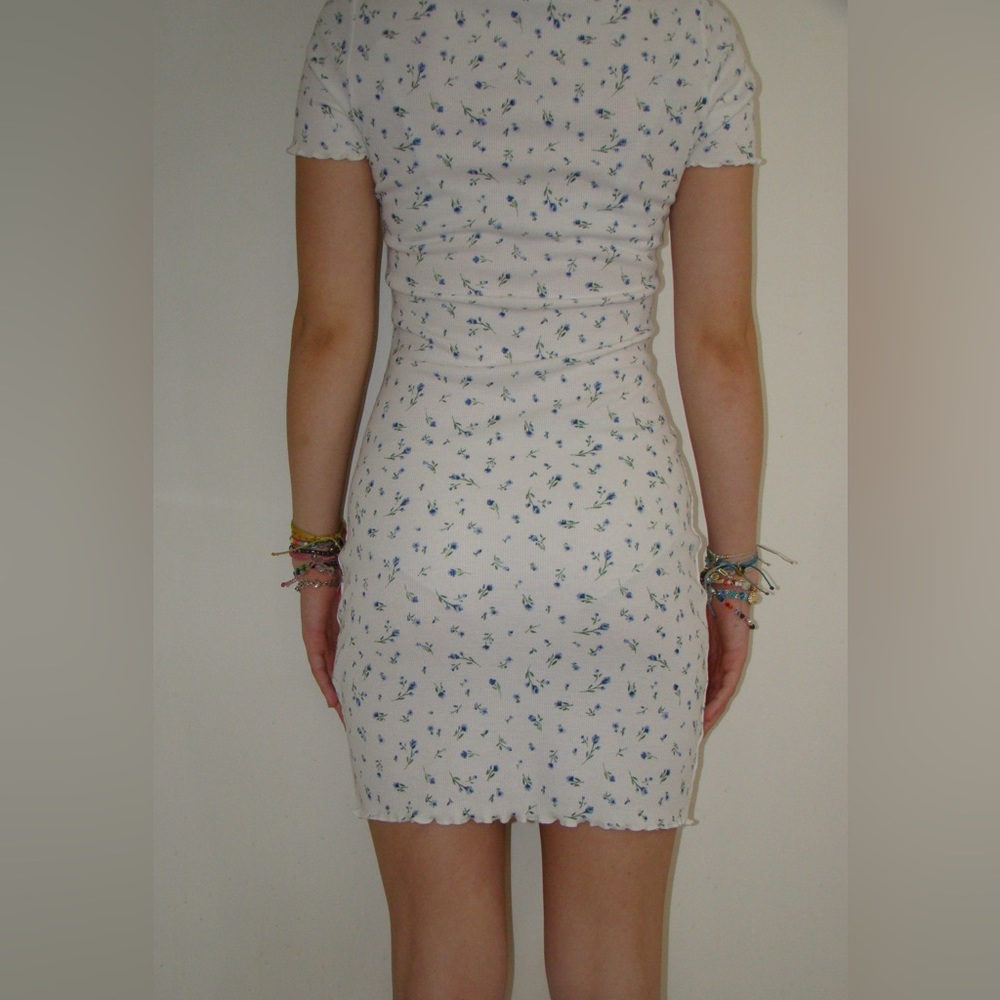 frame fitting flower dress